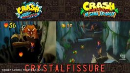 Crash Bandicoot N. Sane Trilogy  Bone Yard PS1 vs. PS4 Comparison