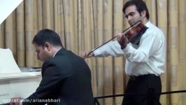 Alireza Motamedipour Armin Tajbakhsh Piano and Violon Improvise  بداهه نوازی ویلن پیانو ایرانی