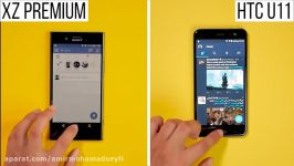 Sony Xperia XZ Premium vs HTC U11  Speed Test