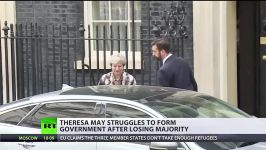 Mays Mess UK PM struggles to form government after losing majority