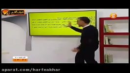 عربی کنکور موسسه حرف آخر آموزش تحلیل صرفی استاد واعظی