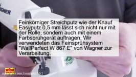 Easyputz von Knauf zum Sprühen