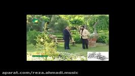 رضااحمدی خواننده پاپ در برنامه زنده