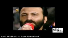 رضااحمدی خواننده پاپ در برنامه زنده شبکه زنجاناشراق