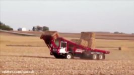 World Amazing Modern Agriculture Equipment and Mega Machines Hay Bale Handling Tractor Loader