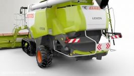 CLAAS LEXION Crop flow  APS HYBRID SYSTEM animation 2011