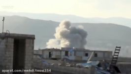 بمباران مواقع تروریستا در حى الجوبر دمشق