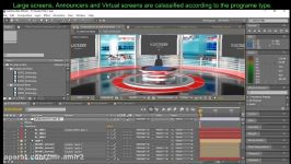 After Effects element3d virtual studio set Tutorial 1