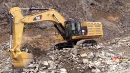 Caterpillar Demo Show 988K Wheelloader Cat 374F Excavator And 772G Mining Truck Steinexpo 2014