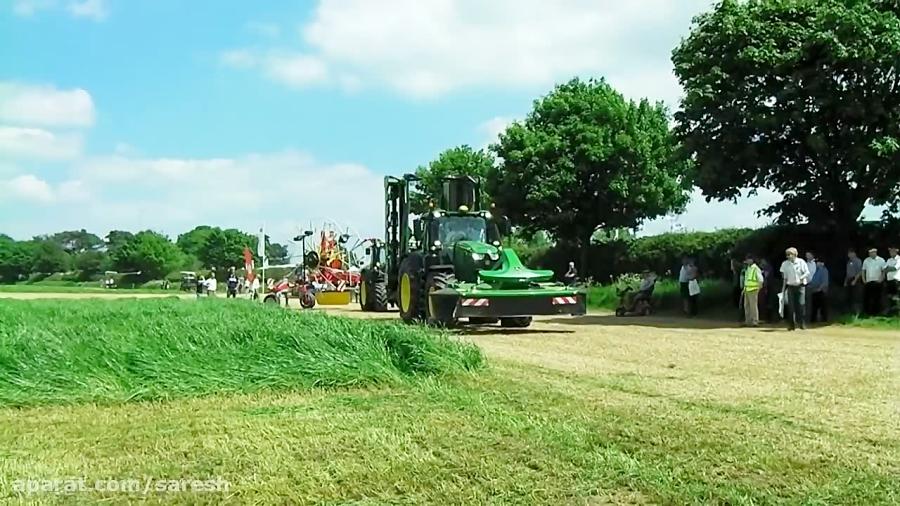 2017 John Deere 6250R With Triple Mower Conditioner