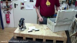 DIY mini router table with a simple router lift based on Festool OF 1010