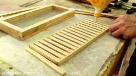 Make a porch swing bird feeder. Pallet wood