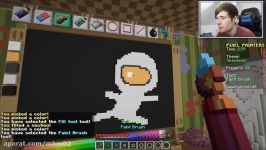 Minecraft  A SKATEBOARDING PIG  Pixel Painters Minigame