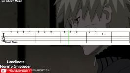 Naruto Shippuden OST  Loneliness Kodoku Guitar Tutorial