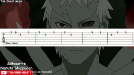 Naruto Shippuden OP 16  Silhouette Guitar Tutorial