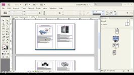 تعلیم ان دیزاین  تجمیع الصفحات Learn Indesign CS4