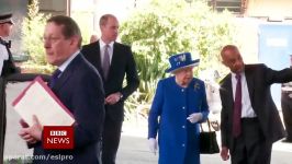 London fire Queen and Prince William visit Grenfell Tower centre  BBC News