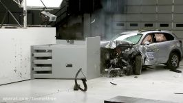 2017 Mazda CX 9 small overlap IIHS crash test