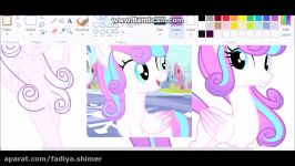 mlp speedpaint flurry heart EG crystal prep