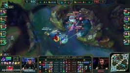 Spoiler When Enemy Jungler Steals Your Baron Twice  ROC VS FNC 2017 EU LCS Summer W3