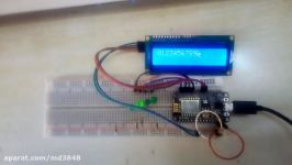 پروژه آموزش راه اندازی LCD I2C ESP8266 NODEMCU