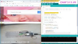 پروژه LED Blinker وب HTML ESP8266 NODEMCU