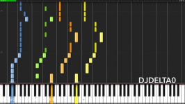 Rainbow Factory Synthesia DUET AND SOLO  Piano Transcription by DJDelta0