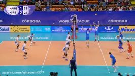 Argentina v Serbia highlights  FIVB World League