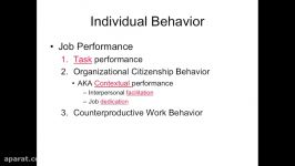 Organizational Behavior Personality