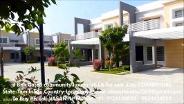 4 BHK 1.25 Crore LUXURY VILLA FOR sale at City COIMBATOREState TAMIILNADUCountry INDIA