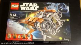 Unboxing LEGO Star Wars Jakku Quadjumper 75178 Summer 2017 with Timelapse Build