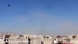 حملات امروز جنگنده های ارتش به جوبر زملکا در حومه دمش