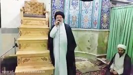 سخنرانی سجادی امام جمعه نایین د ر مسجد ۷دختران نیستانک