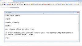 HTML Tutorial for Beginners  05  Creating a web link