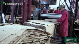 Engineered wood production process