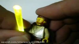 Lego Star Wars QUI GON JINN  custom light up by Pakojontas