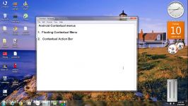 Android Studio Tutorial  24  Create a Floating Context Menu