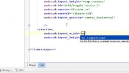 Android Studio Tutorial  13  Working with Toggle Button