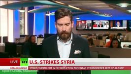 Syria Strike II US led coalition attacks pro govt positions