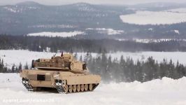 U.S. Tanks Cut Loose In The Snow • Live Fire In Norway