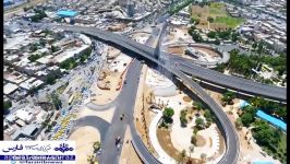 افتتاح بزرگترین پل کابلی کشور در شیراز