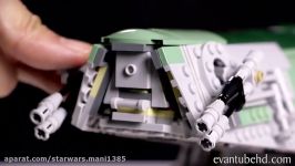 LEGO SLAVE 1  LEGO Star Wars UCS Set 75060 Time lapse Stop Motion Unboxing