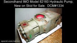 Used IMO Hydraulic Pump. DCM 1334