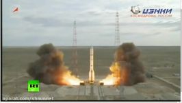 Long awaited launch Proton M with EchoStar XXI lifts off from Baikonur