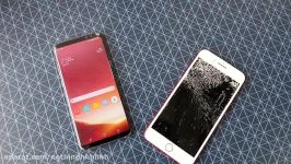 Samsung Galaxy S8 Plus BEND Test vs iPhone 7 Plus