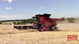 برداشت گندم 2017 کمباین های Case IH 8240