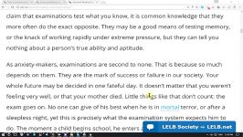 Advanced Reading Course on Examinations  LELB Society