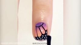 آموزش طرای روی ناخن New Cute Nail Art 2017 