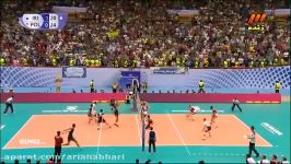 Saeed Marouf at Iran vs. Poland FIVB World League