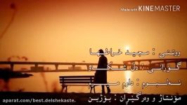 این هم ویدیوی بسیار دل شکسته مجید علیپور بنام خدا حافظ عشقم